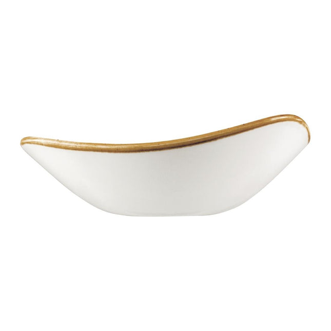 Stonecast Mustard Lotus Bowl 23.5cm | Churchill 2