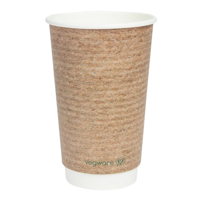 Compostable Double-Walled Coffee Cups 455ml | Vegware