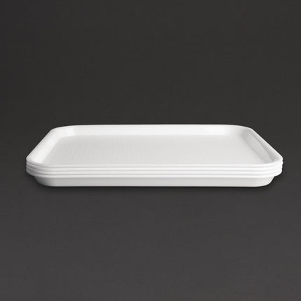 Polypropylene Non-Slip Tray White 34.5x26.5cm | Olympia Kristallon 4