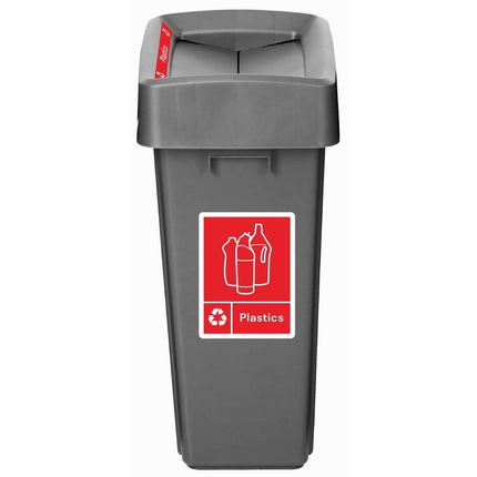 Slim Bin Plastic Label | Jantex 4