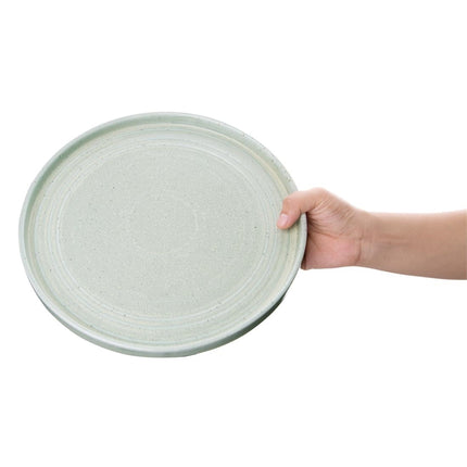 Cavolo Flat Round Plate Soft Green 27cm | Olympia 3