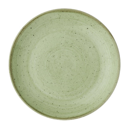 Stonecast Sage Green Hand-Painted Coupe Plate 165mm | Churchill