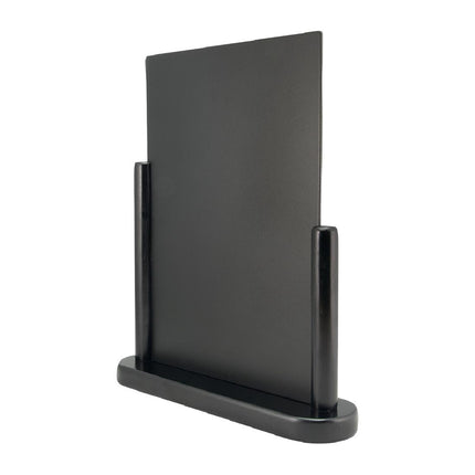Large Wooden Table Chalkboard with Black Lacquer Finish | Securit Elegant 5