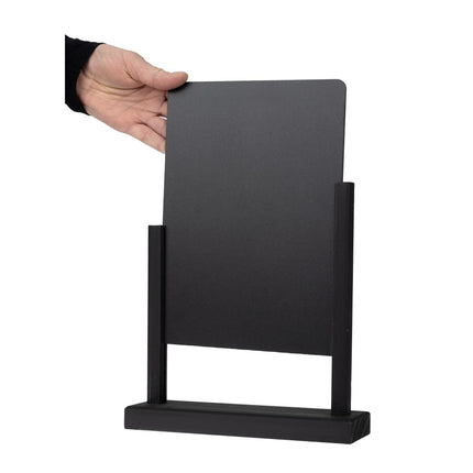 Elegant A4 Table Sign Black | Olympia | 297 x 210 mm 5
