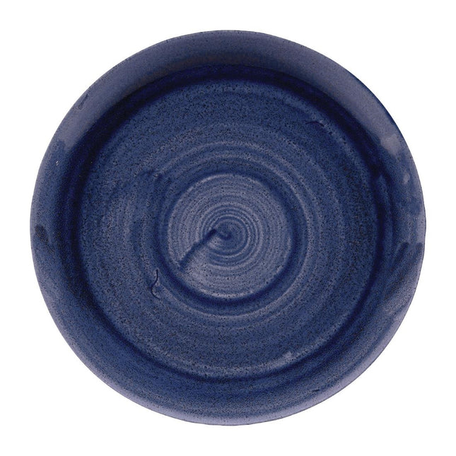 Stonecast Patina Cobalt Blue Coupe Plate 28.6cm | Churchill