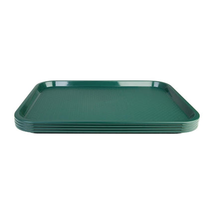 Polypropylene Serving Tray with Anti-Slip Texture | Olympia Kristallon | 30.5 x 41.5 cm | Green 3