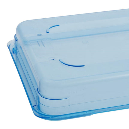 Blue ABS GN 1/1 Food Container 6.5 cm Deep | Araven 6