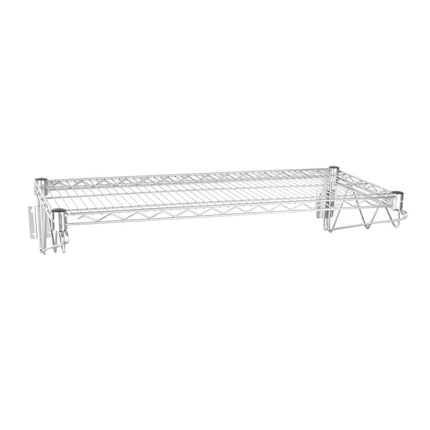 Chrome Steel Wire Wall Shelf 1220mm | Vogue 3