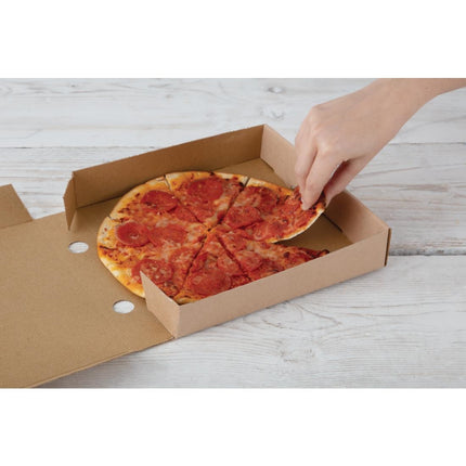 Compostable Cardboard Pizza Box 23cm | Fiesta | Set of 100 5