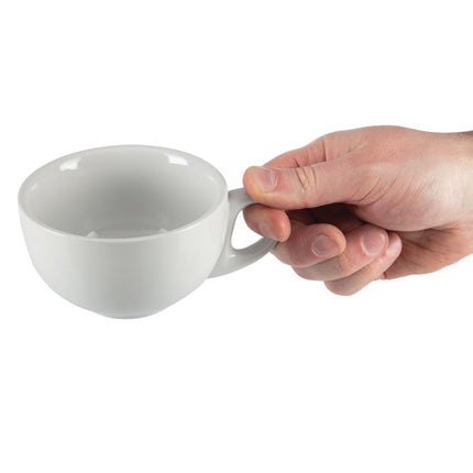 Cappuccino Cup 30cl | Olympia Whiteware | Set of 12 4