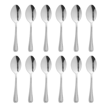 Table Spoons High Gloss 18/0 Stainless Steel with Bead Edge | Olympia Bead 4