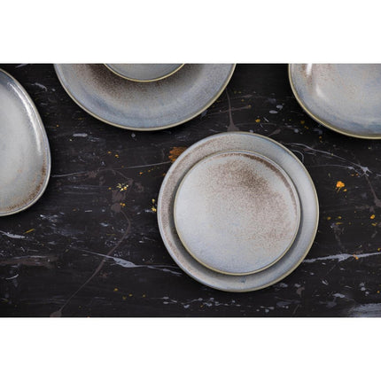 Blue Coupe Plates 180mm | Olympia Ember Collection 10