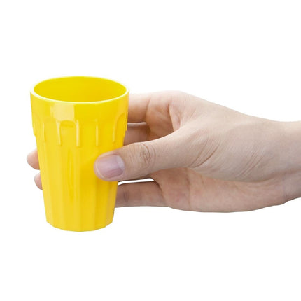 Stackable Yellow Polycarbonate Cups 14.2cl | Olympia 2