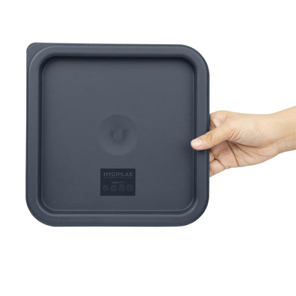 Square Lid Blue Medium | Hygiplas 2