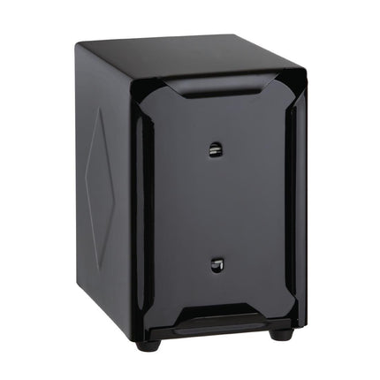 Black Stainless Steel Napkin Dispenser | Olympia