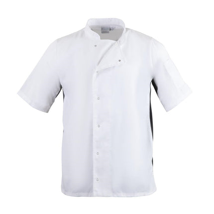 Lightweight Chef Jacket White with Black Contrast | Whites Nevada | XL 5