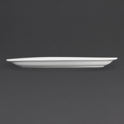 Oval Serving Platters 25cm | Olympia Whiteware | Set of 6 2