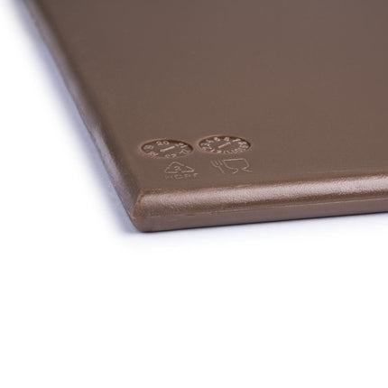 HDPE Cutting Board Brown | Hygiplas | 600x450x12mm 7