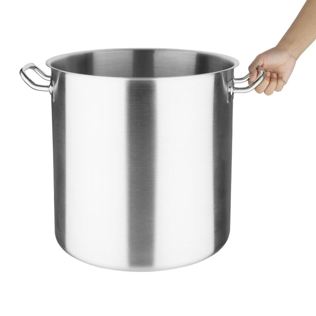 Induction Stainless Steel Soup Pot 36cm 35.5L | Vogue 2