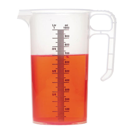 Pro-Measure Polypropylene Measuring Jug Set - 250ml, 500ml & 1L 4