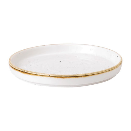 Stonecast Barley White Plate with Raised Edge 16cm | Churchill (6 pcs) 2