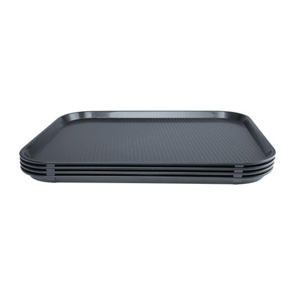 Kristallon Anti-Slip Serving Tray Charcoal | Olympia | 350 x 450 mm 6