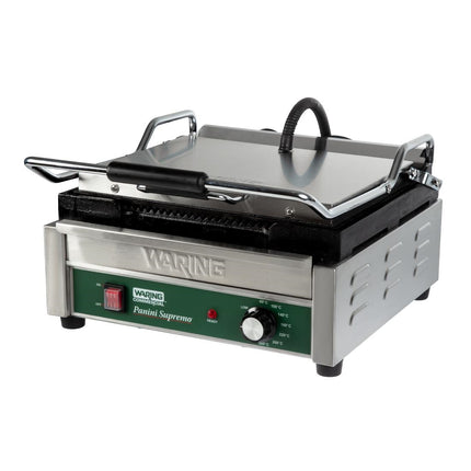 Double Panini Grill with Grooved Plates | Waring 5