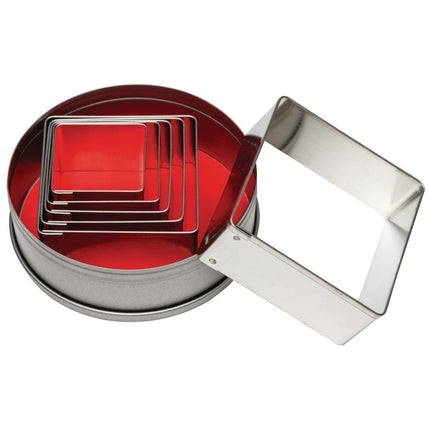 Square Cookie Cutter Set | Vogue | 6 Pieces