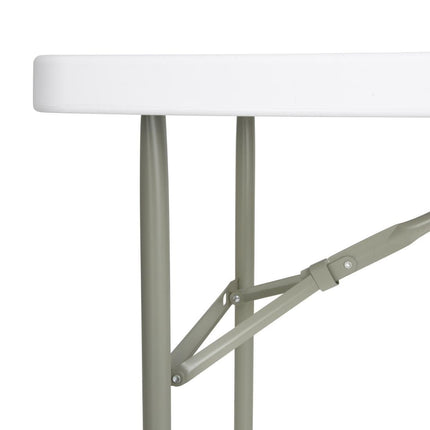 Bolero Rectangular Folding Buffet Table White 122cm 4
