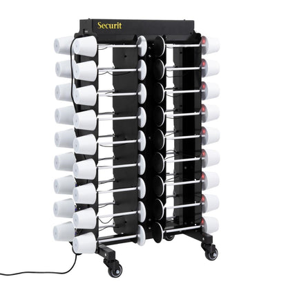 Wireless Charging Cart for 36 LED Table Lamps | Securit 2