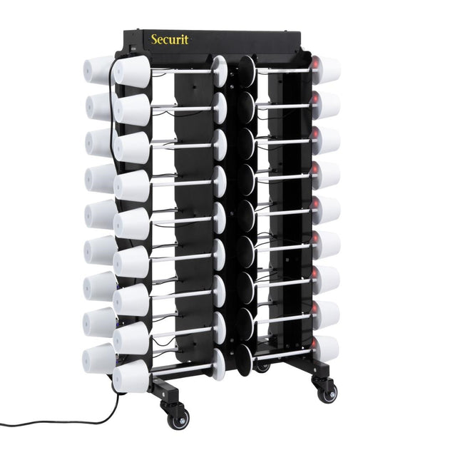 Wireless Charging Cart for 36 LED Table Lamps | Securit 2