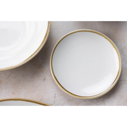 Kiln Chalk White Coupe Plates 178mm | Olympia 6