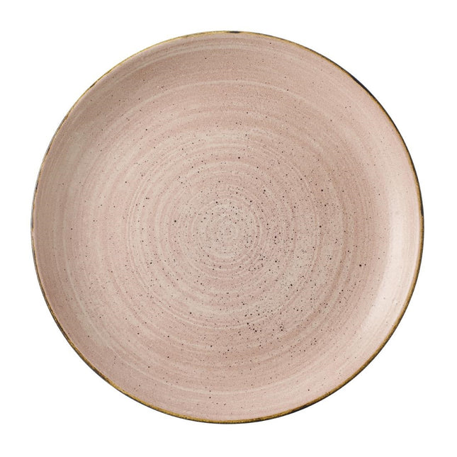 Stonecast Raw Terracotta Evolve Coupe Plate 286mm | Churchill