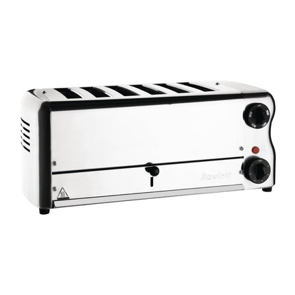 6-Slot Chrome Toaster with Timer | Rowlett Esprit | Includes 2 Spare Elements & 2 Toast Holders