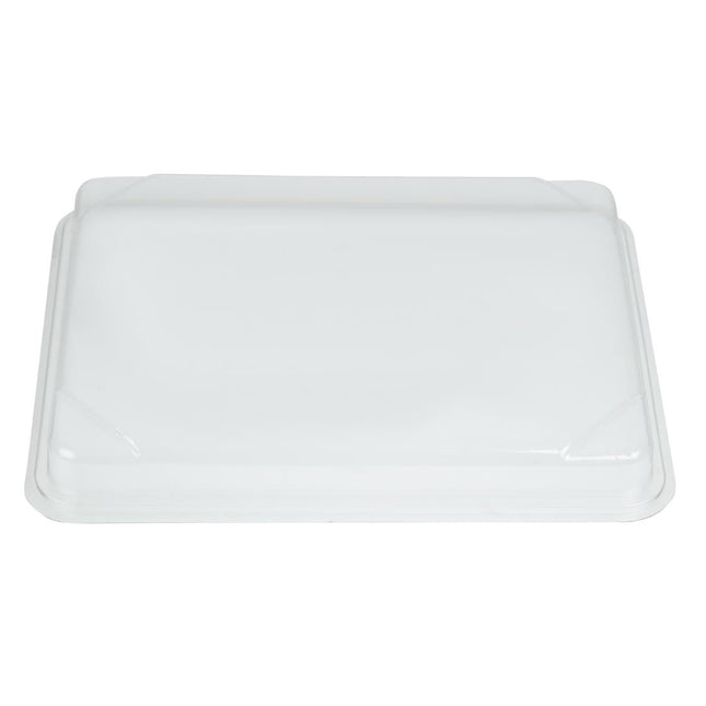 Recyclable Bento Box Lids 263 x 201 mm | Faerch | 90 Pieces | rPET Material 2