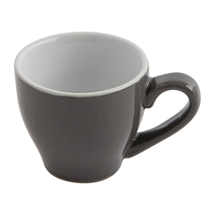 Porcelain Espresso Cups Grey 10cl | Olympia 4