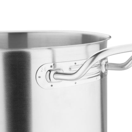 Stainless Steel Induction Soup Pot 24cm 10.5L | Vogue 4