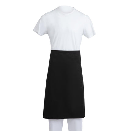 Whites Standard Apron Black Polyester/Cotton