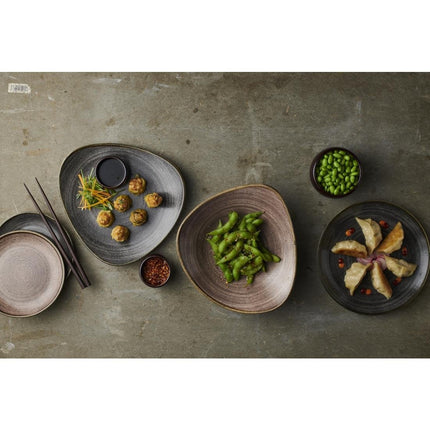 Bowls Raw Lotus Brown Semi-Matte | Churchill Stonecast Raw | 178mm 4