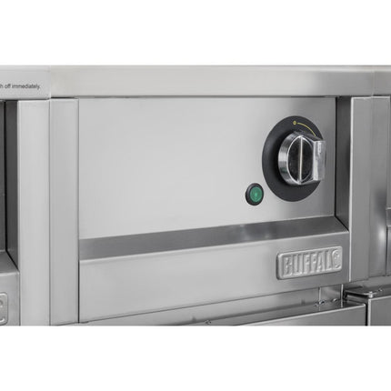 Countertop Chip Scuttle | Buffalo 600 Series | Stainless Steel 5