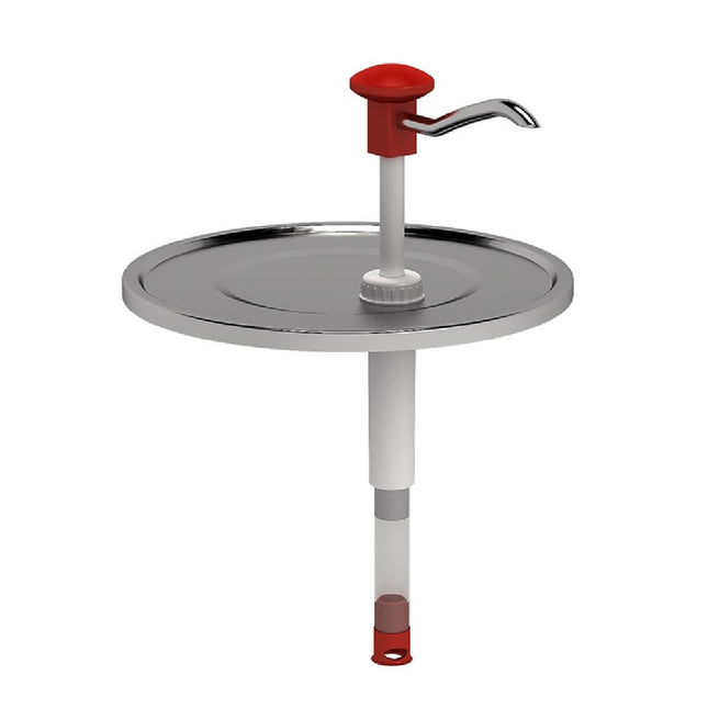 10 Liter Bucket Dispenser with Push Button | Gastro-M | 18/10 Stainless Steel