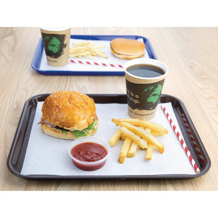 Olympia Kristallon Brown Polypropylene Tray 34.5x26.5cm 4