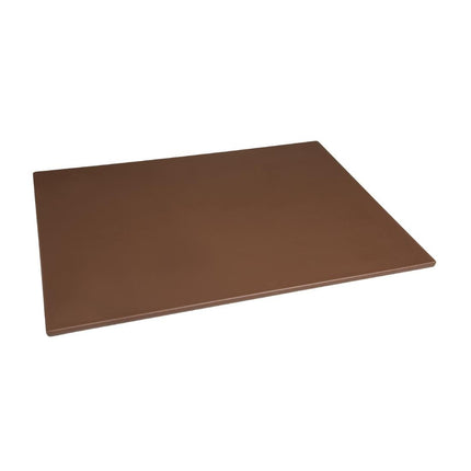 LDPE Cutting Board Brown 600x450x10mm | Hygiplas