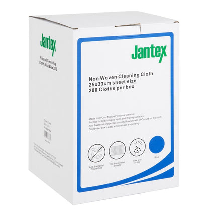 Jantex Green Compostable Cleaning Cloth Blue 200 Pack 2