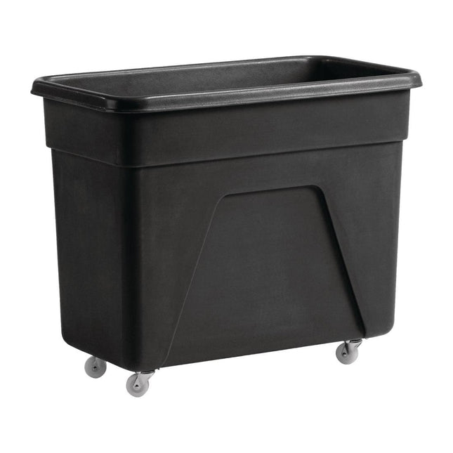 Medium Black Polyethylene Trolley 67(H) x 81.5(W) x 45.5(D) cm