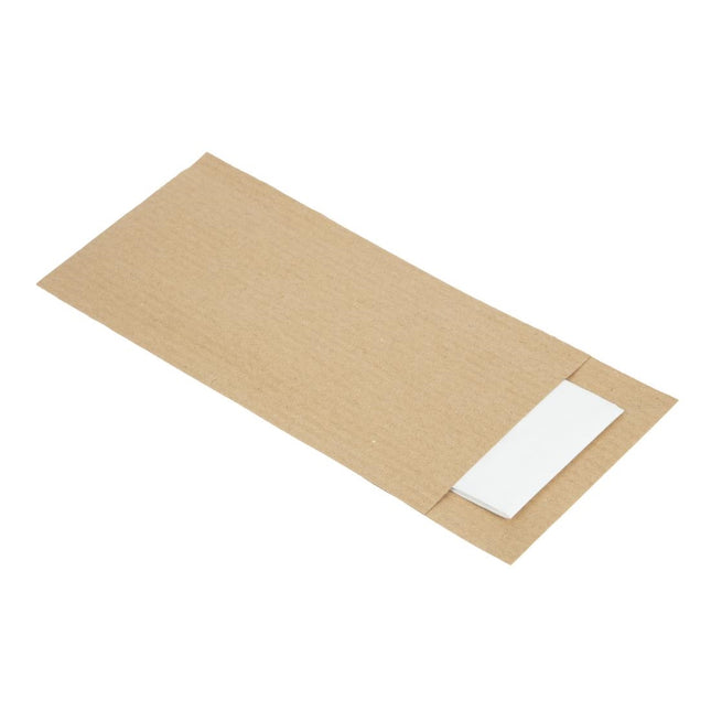 Cutlery Pouch with White Napkin | Europochette Brown 2