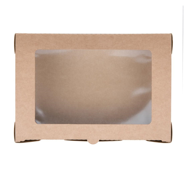 Compostable Salad Containers with PLA Window 1200ml | Fiesta (200 pcs) 2