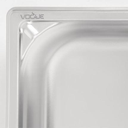 Stainless Steel GN 1/3 Container 65mm Depth | Vogue 5