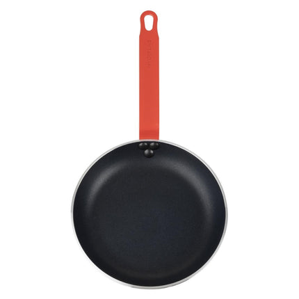 Aluminium Non-Stick Frying Pan with Red Handle 24cm | Hygiplas | Teflon Platinum Plus Coating 3