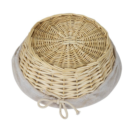 Round Bread Basket with Removable Liner | Olympia 6